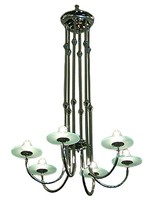 Six Disc Chandelier