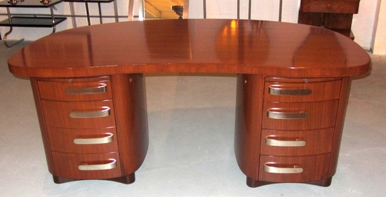 American Art Deco Stow & Davis Executive Desk
