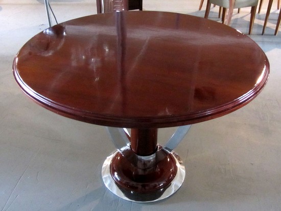 AMERICAN ART DECO STREAMLINE CENTER TABLE