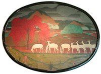 Dumouchel Oval Painting