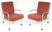 Pair American Art Deco Armchairs by WARREN MCARTHUR for Arizona Biltmore
