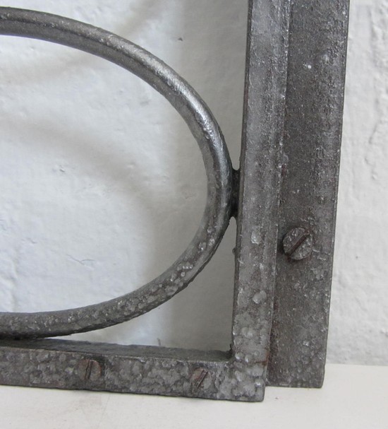 Pair of French Art Deco Wrought Iron Gates in the Style of Subes