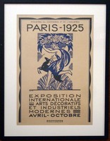 Robert Bonfils 1925 Paris Exhibition Poster