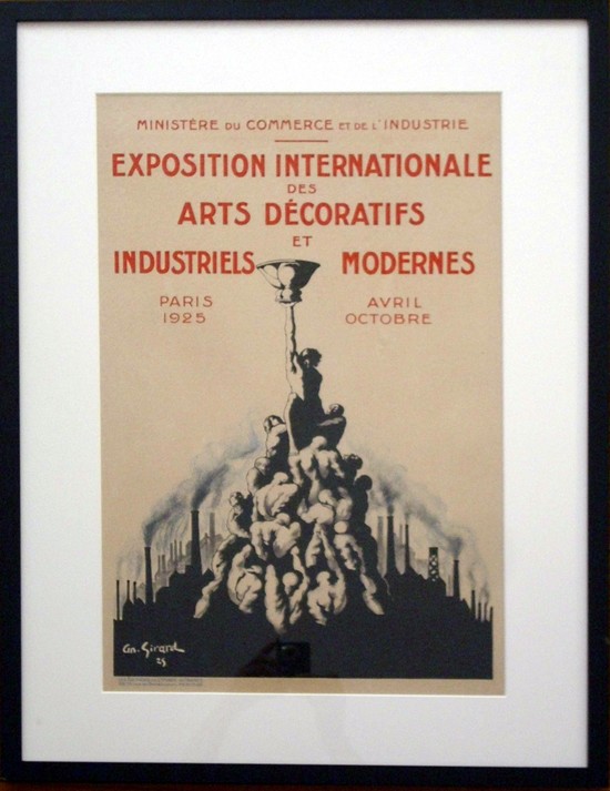 Andre Girard 1925 Exhibition Poster